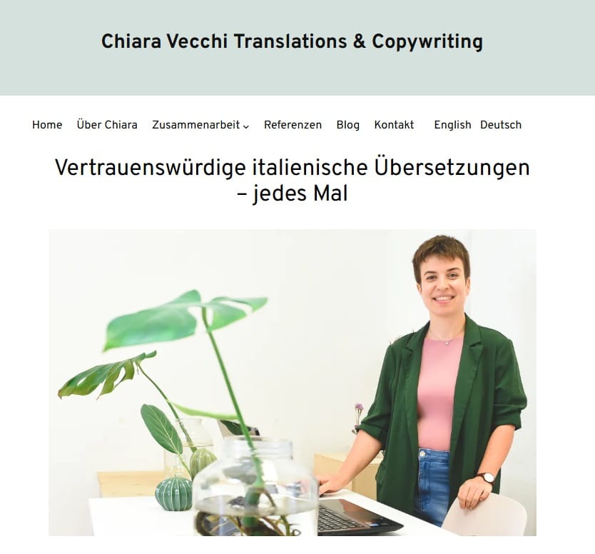 Chiara Vecchi's new homepage